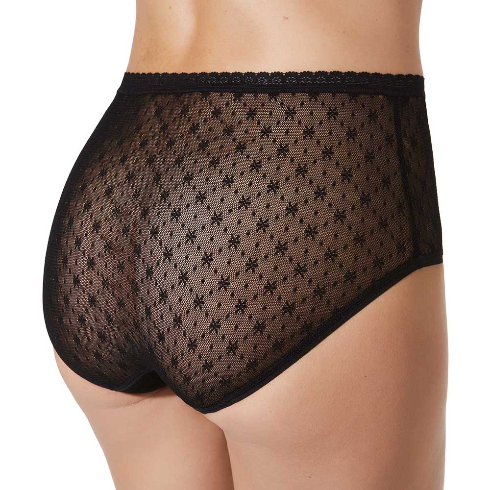 Cueca Alta Rendada Braga Floret para Mulher