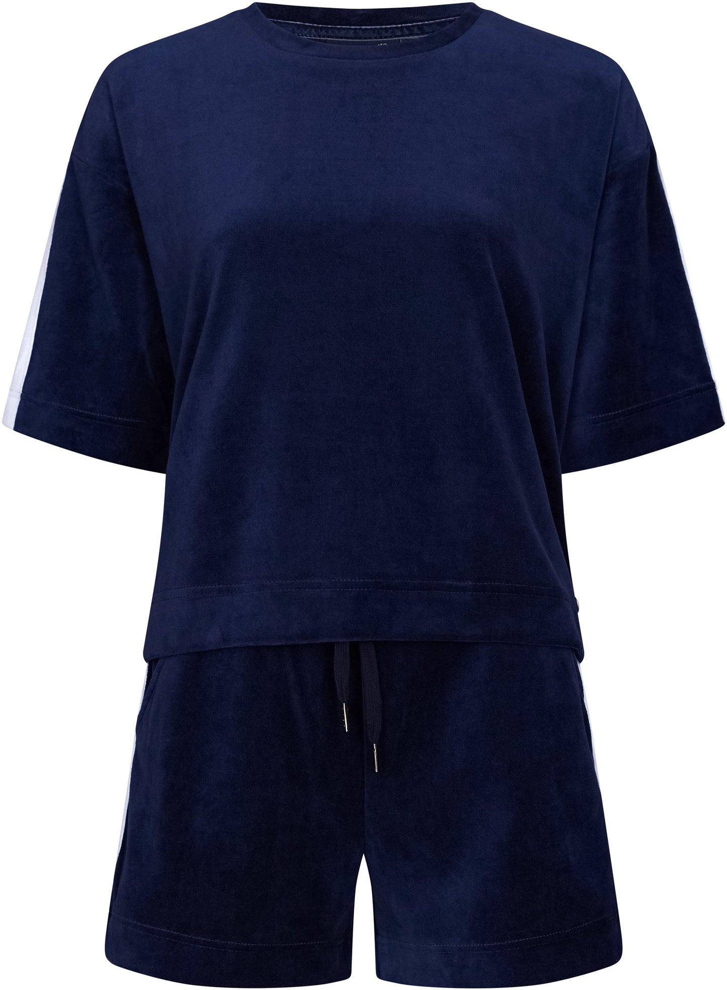 Pijama REBELLE para Mulher de Manga Curta e Calção em Veludo