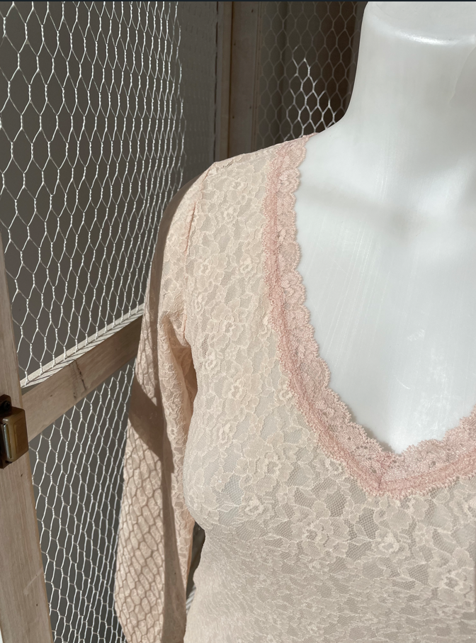 Camisola Rendada "CTA M/L CP Dolce Amore" para Mulher