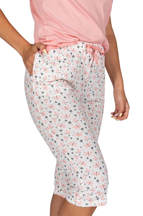 Pijama Javier Golmar para Mulher Manga Curta e Corsário