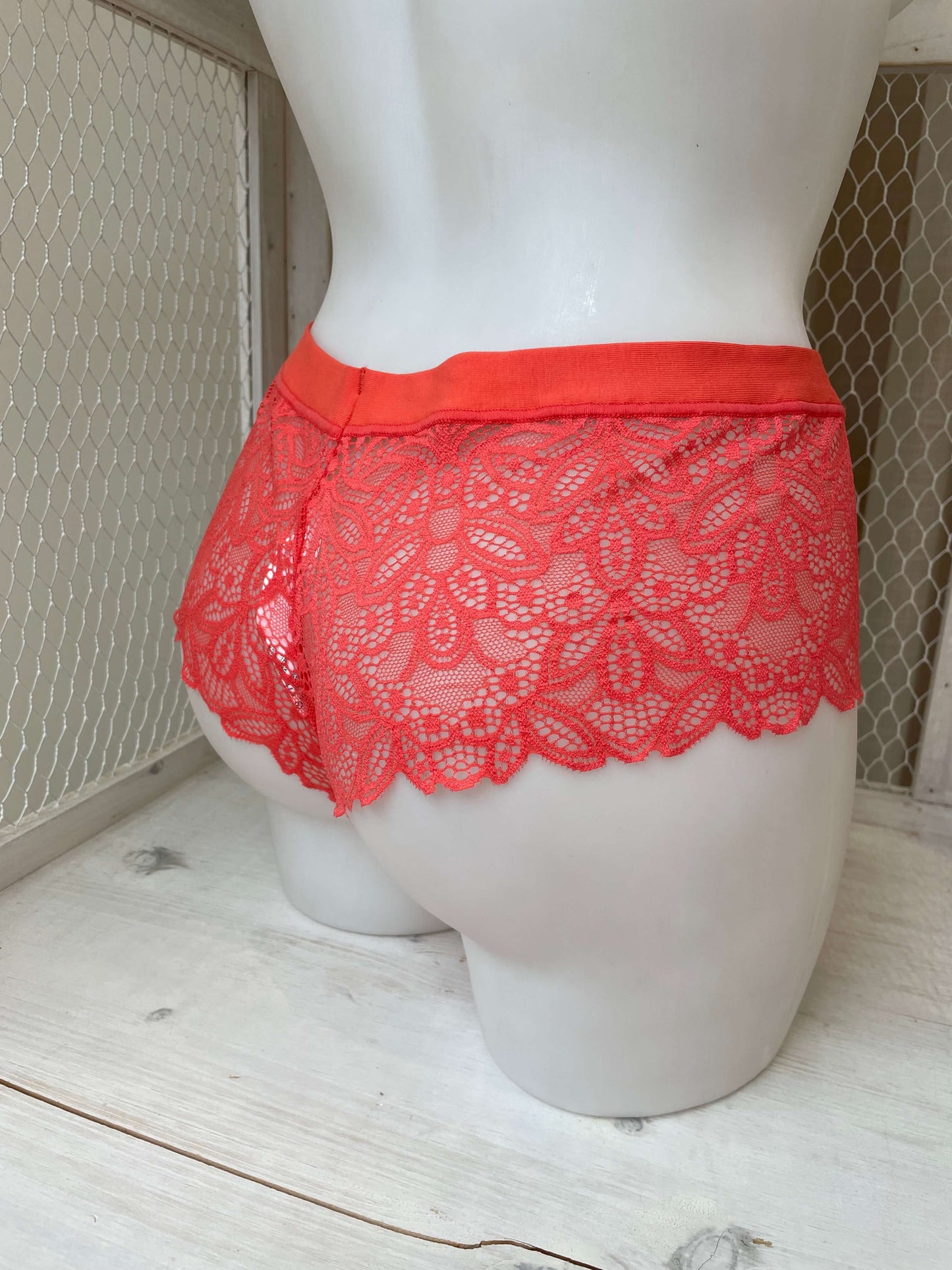 Shorty Rendado "Belle Cotton Color" Algodão para Mulher