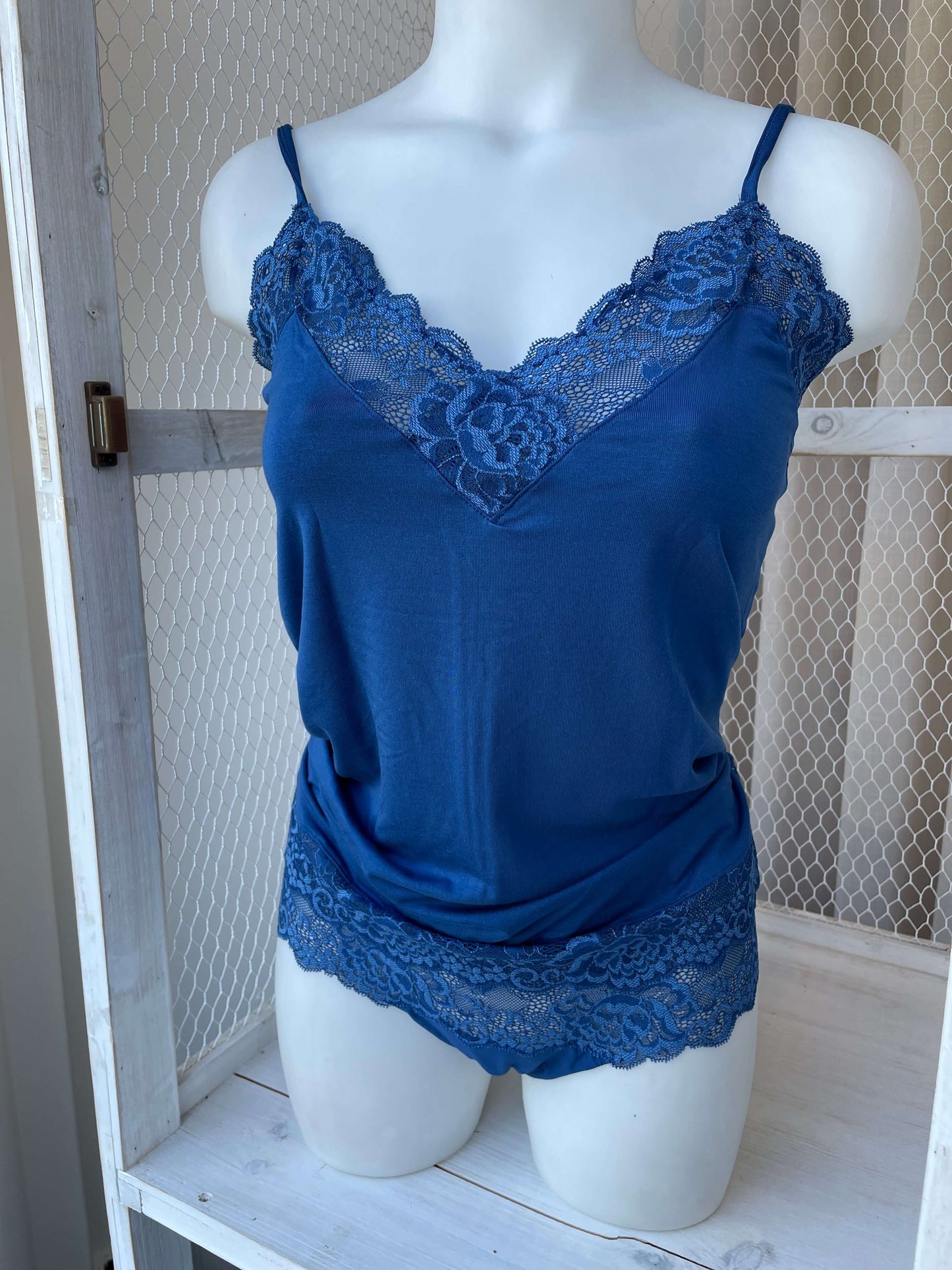 Camisola de Alças Algodão "Greta" para Mulher