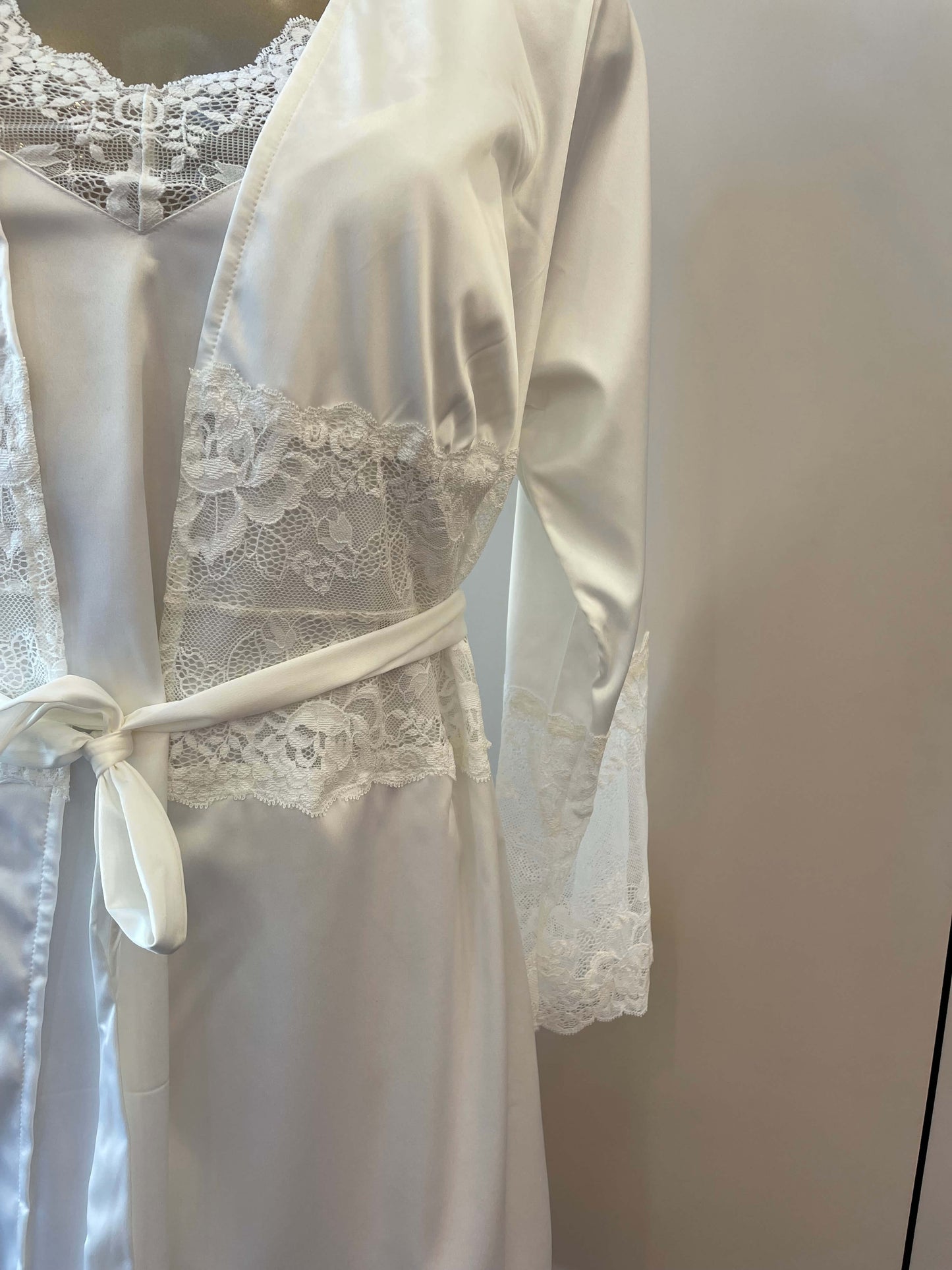 Robe Kimono Cetim "M/L Charm Greta" para Mulher