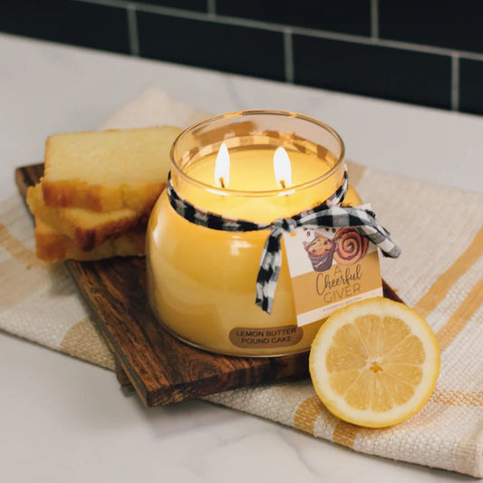 Vela Perfumada LEMON BUTTER POUND CAKE -  Pavio Duplo (125 horas)