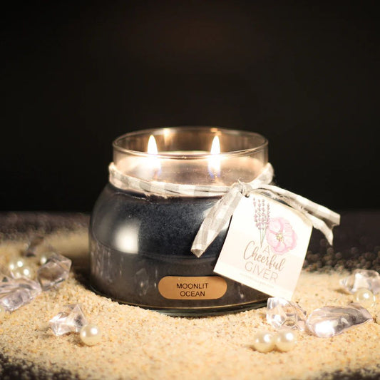 Vela Perfumada MOONLIT OCEAN -  Pavio Duplo (125 horas)