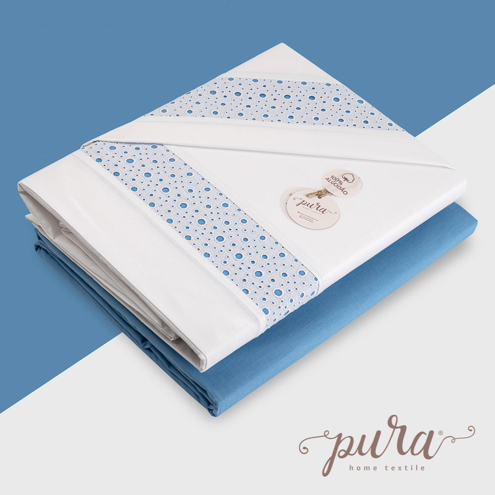 Jogo de Cama "Perla" 100% Algodão
