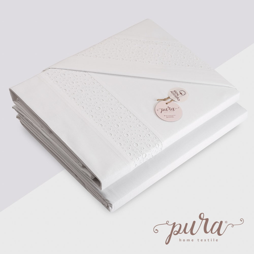 Jogo de Cama "Perla" 100% Algodão