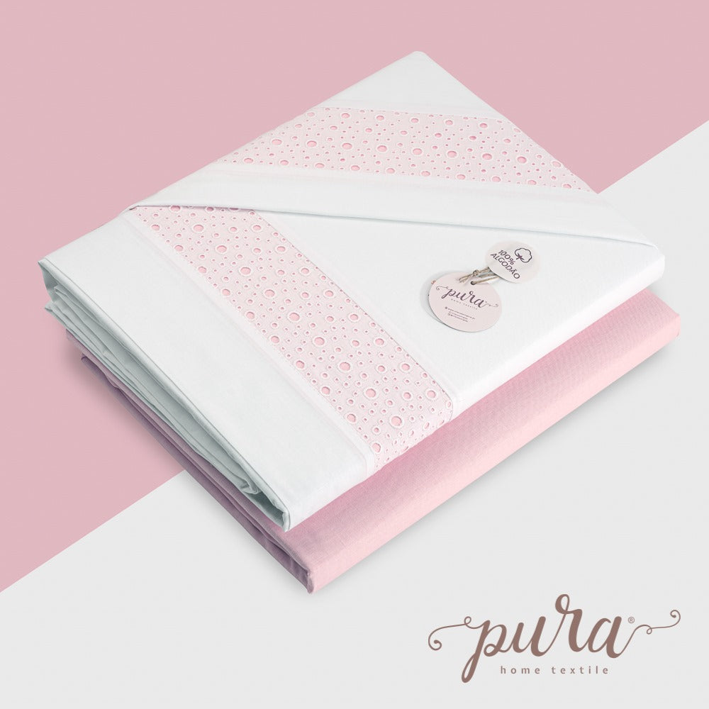 Jogo de Cama "Perla" 100% Algodão