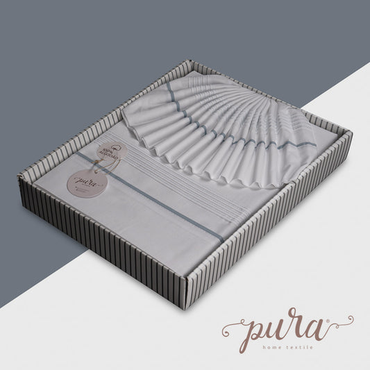 Jogo de Cama de Bebé "Safira" 100% Algodão (Cama de Grades)