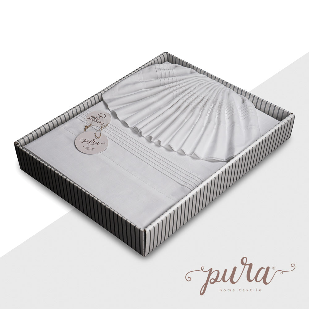 Jogo de Cama de Bebé "Safira" 100% Algodão (Cama de Grades)