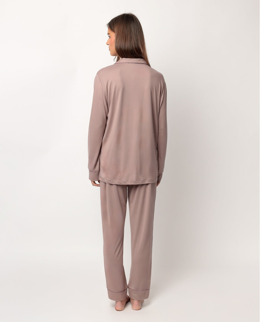 Pijama Aberto de Corte Direito Super Suave para Mulher ADMAS CLASSIC
