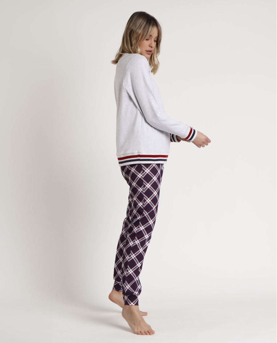 Pijama de Manga Comprida para Mulher ADMAS