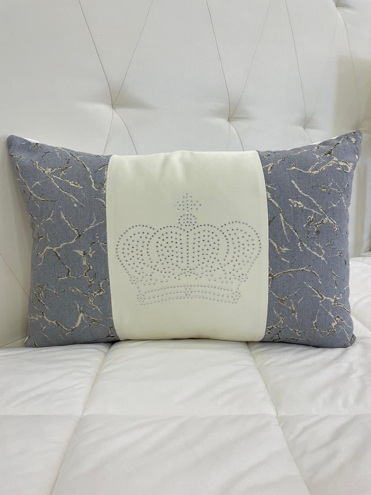 Almofadas Decorativas EXCLUSIVAS com Brilhos e Estampa Raiada