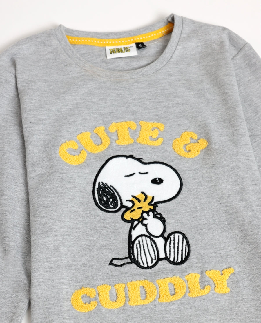 Pijama de Manga Comprida para Menina PEANUTS