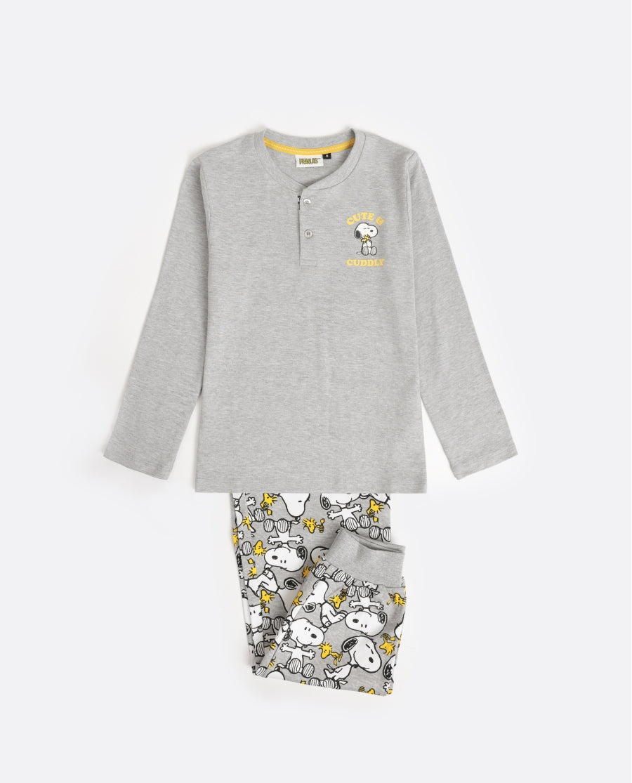 Pijama de Manga Comprida para Menino PEANUTS