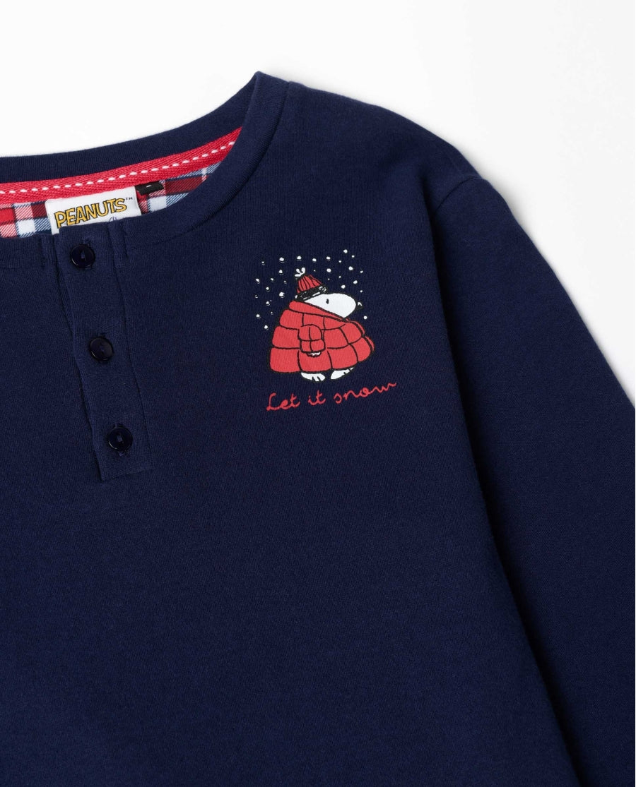 Pijama de Manga Comprida para Menino PEANUTS