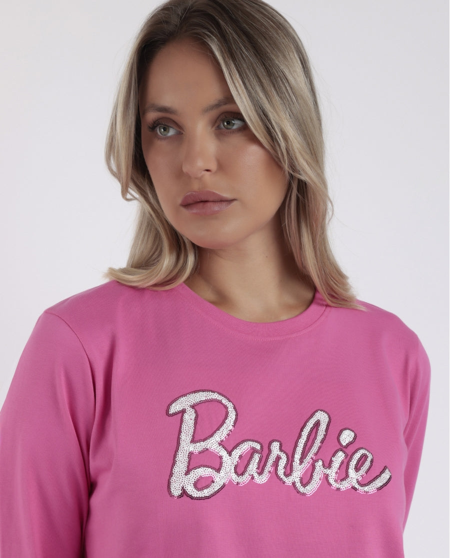 Pijama de Manga Comprida BARBIE para Mulher
