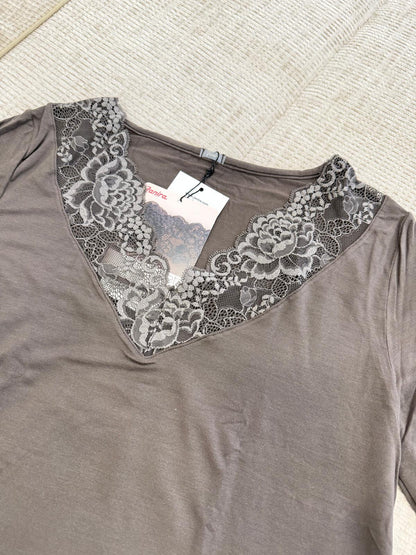 Camisola Rendada "GRETA" 122 manga comprida para Mulher