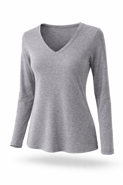 Camisola térmica "Lace Warm" manga comprida para Mulher