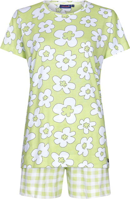 Pijama REBELLE para Mulher de Manga Curta e Calção Curto