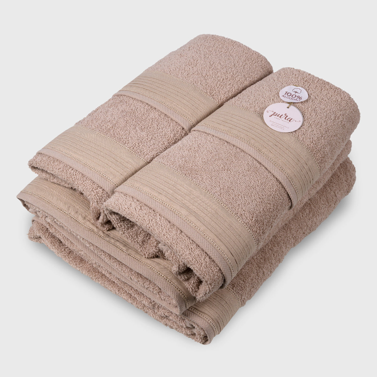 conjunto de toalhas de banho - 400gr/m2 - 100% Algodão