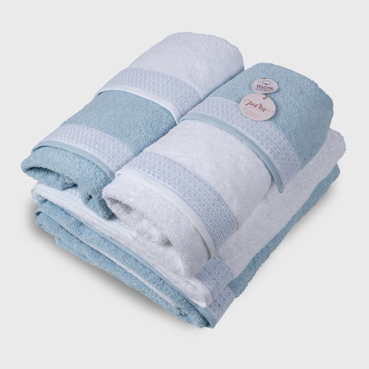 conjunto de toalhas de banho - 550gr/m2 - 100% Algodão