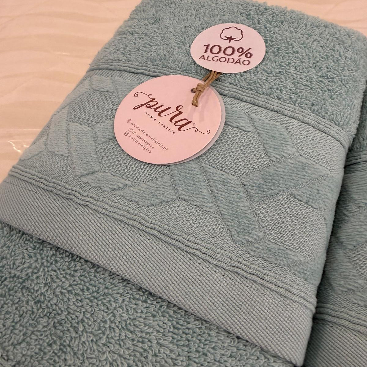 conjunto de toalhas de banho 100% algodão - 500gr/m2