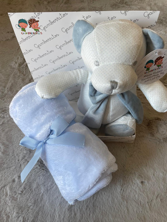 Manta de Bebé com Peluche para Personalizar