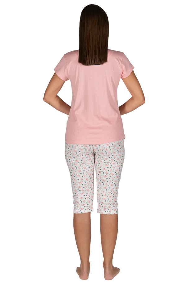 Pijama Javier Golmar para Mulher Manga Curta e Corsário