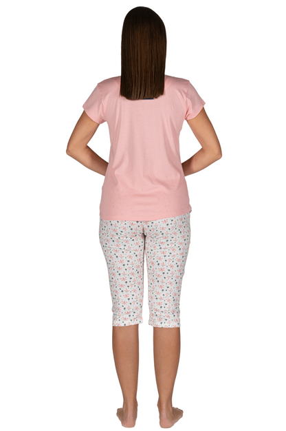 Pijama Javier Golmar para Mulher Manga Curta e Corsário