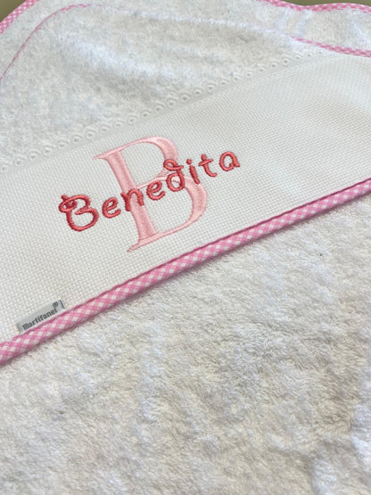 Toalha de Banho com Capuz de Bebé (PERSONALIZAR)