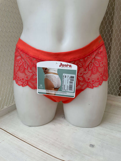 Shorty Rendado "Belle Cotton Color" Algodão para Mulher