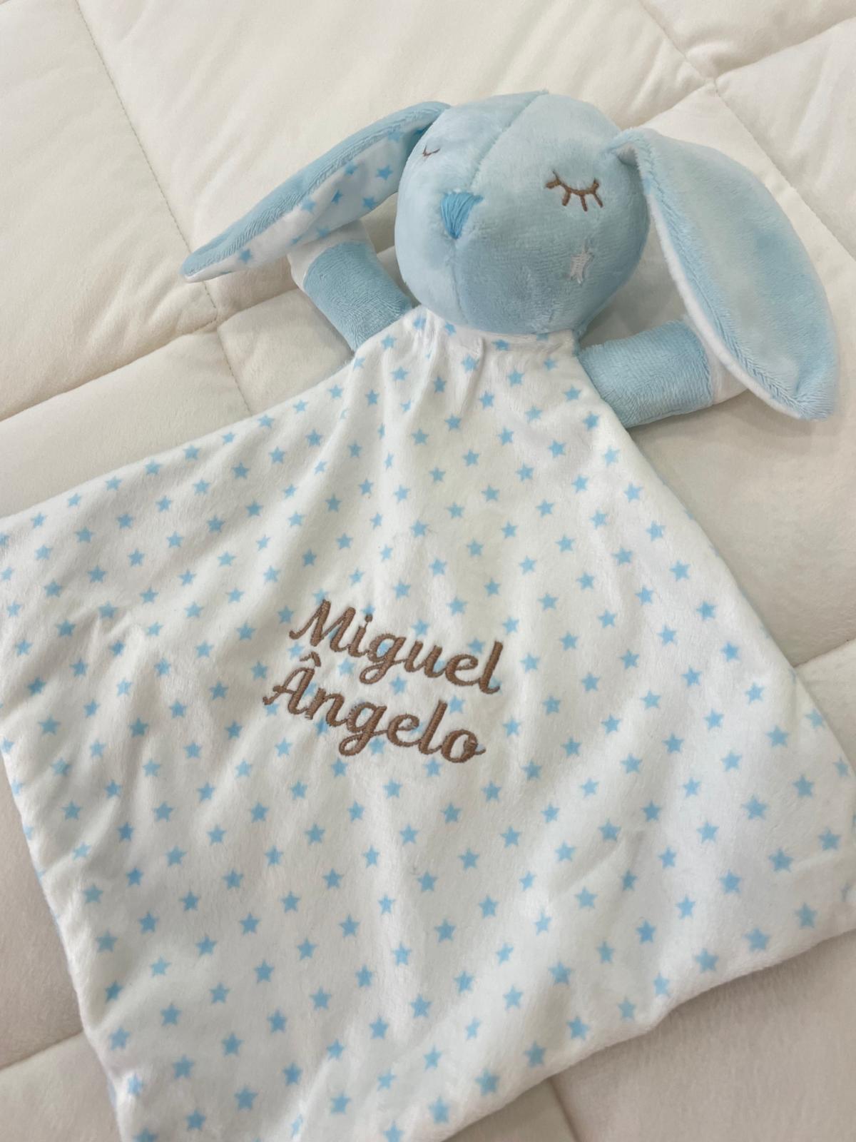 Doudou ou naninha em Peluche NAF NAF personalizável com o Nome do Bebé