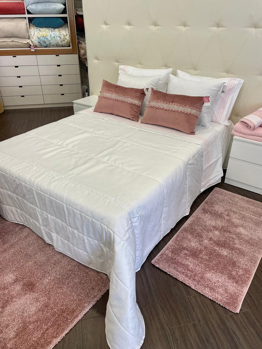 Edredon em tecido Jacquard cores neutras