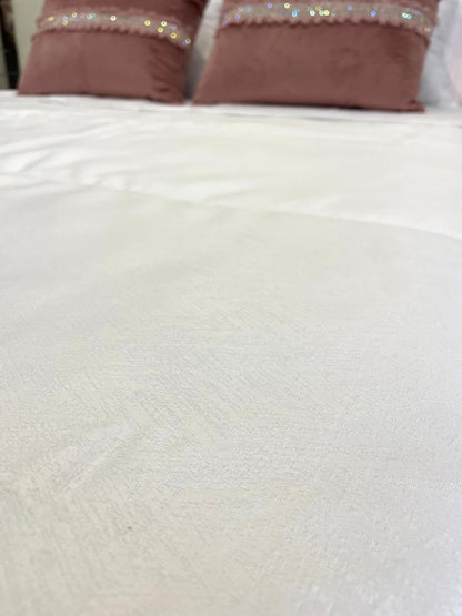 Edredon em tecido Jacquard cores neutras