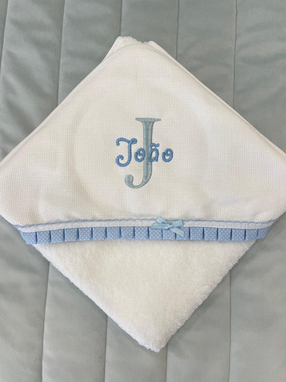 Toalha de Banho com Capuz de Bebé (PERSONALIZAR)
