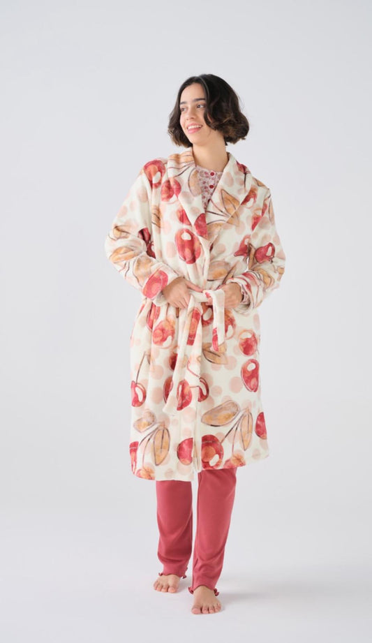 Robe Feminino tipo Polar de Trespasse com Manga Comprida CONUAL