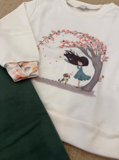 Pijama de Criança Menina Cardado CONUAL