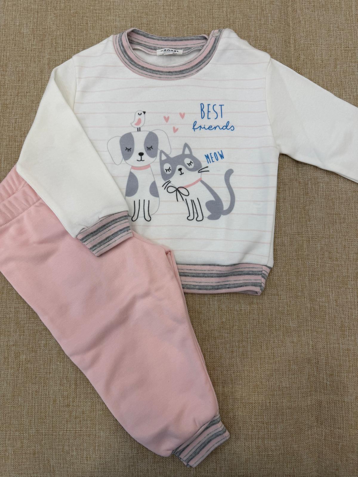 Pijama de Criança Menina Cardado CONUAL