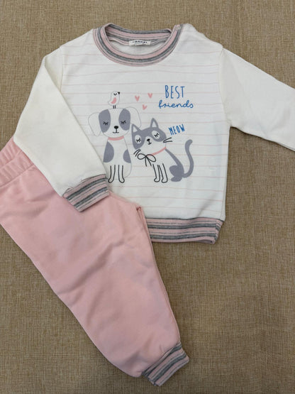 Pijama de Criança Menina Cardado CONUAL