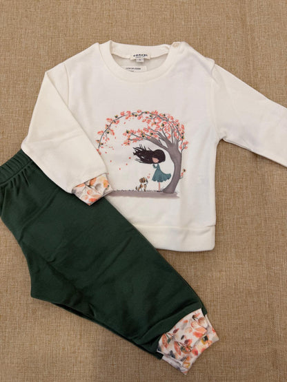 Pijama de Criança Menina Cardado CONUAL