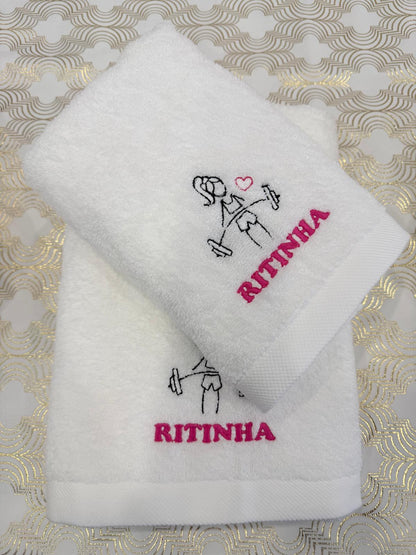 Toalha de Rosto ou de Banho para quem gosta de treinar