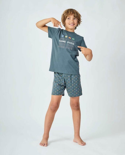 Pijama Javier Golmar para Criança Manga Curta e Calção
