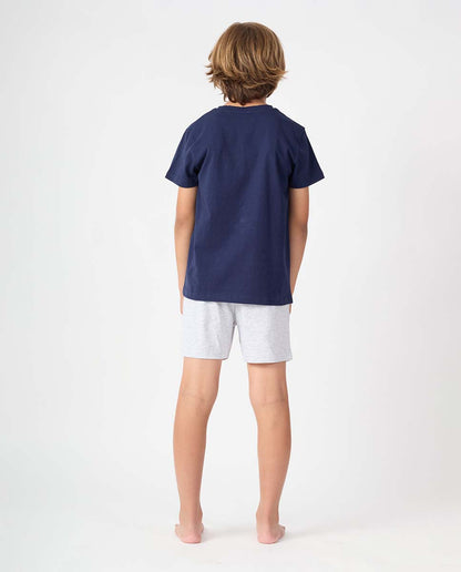 Pijama Javier Golmar para Criança Manga Curta e Calção SNOOPY