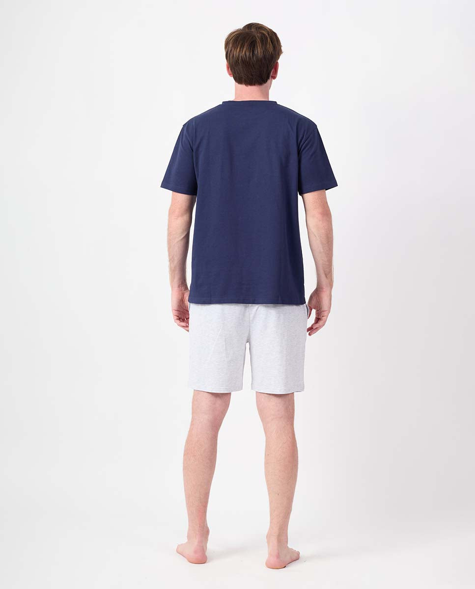 Pijama Javier Golmar para Homem Manga Curta e Calção SNOOPY