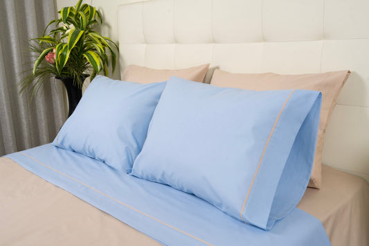 Jogo de Cama 100% Algodão JADE – Inclui Fronhas 50x70 | Linha Económica