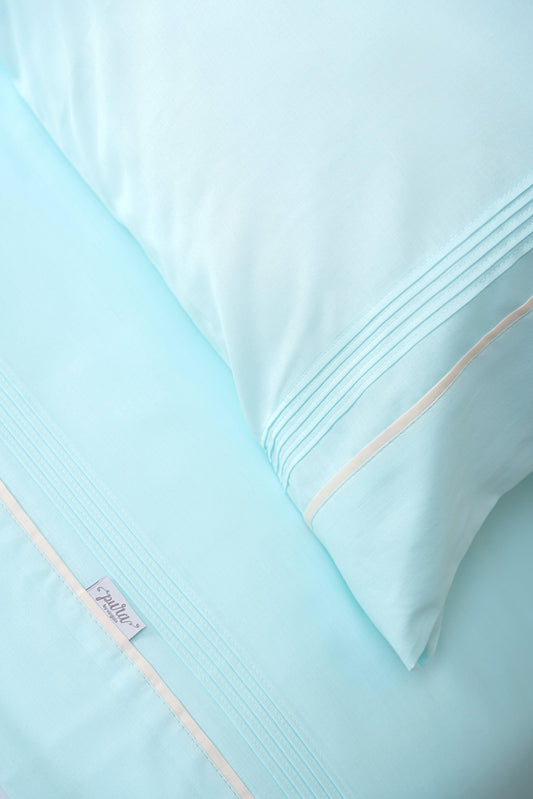 Jogo de Cama 100% Algodão SAFIRA  – Inclui Fronhas 50x70 | Fabricado em Portugal