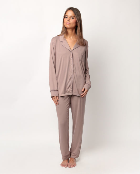 Pijama Aberto de Corte Direito Super Suave para Mulher ADMAS CLASSIC