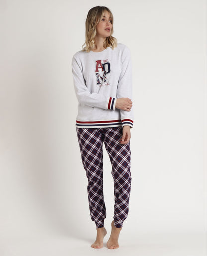 Pijama de Manga Comprida para Mulher ADMAS