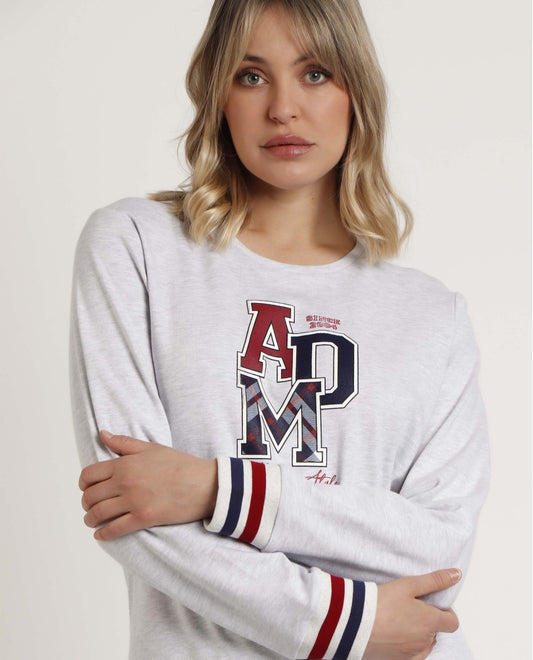 Pijama de Manga Comprida para Mulher ADMAS